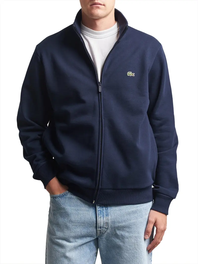 Felpa Lacoste Tinta Unita Navy