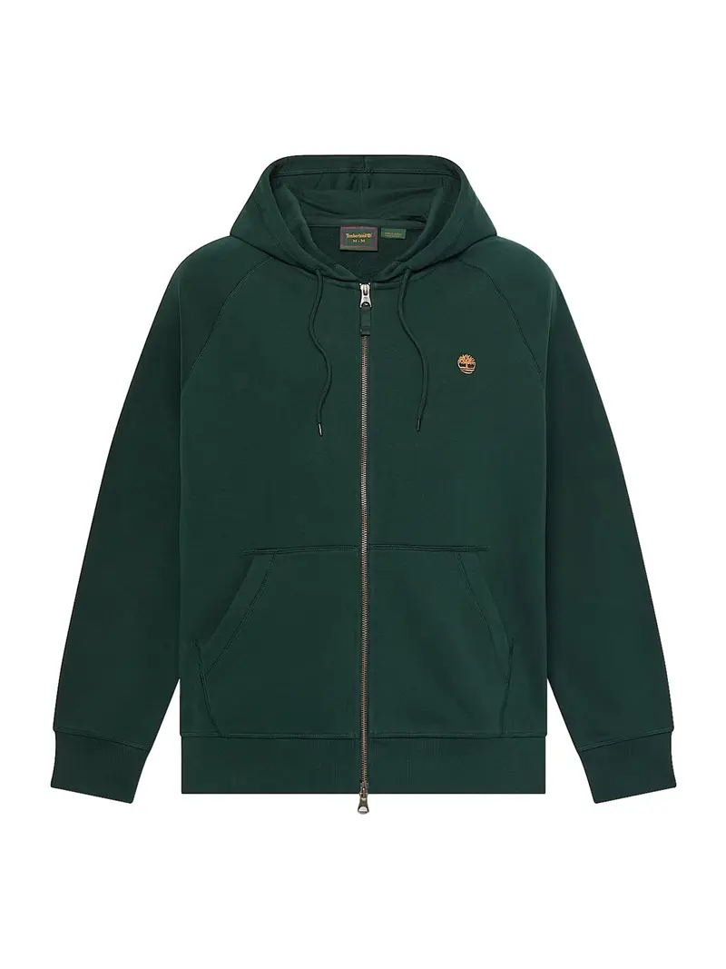 Felpa Lb Full Zip Timberland - Verde Scuro