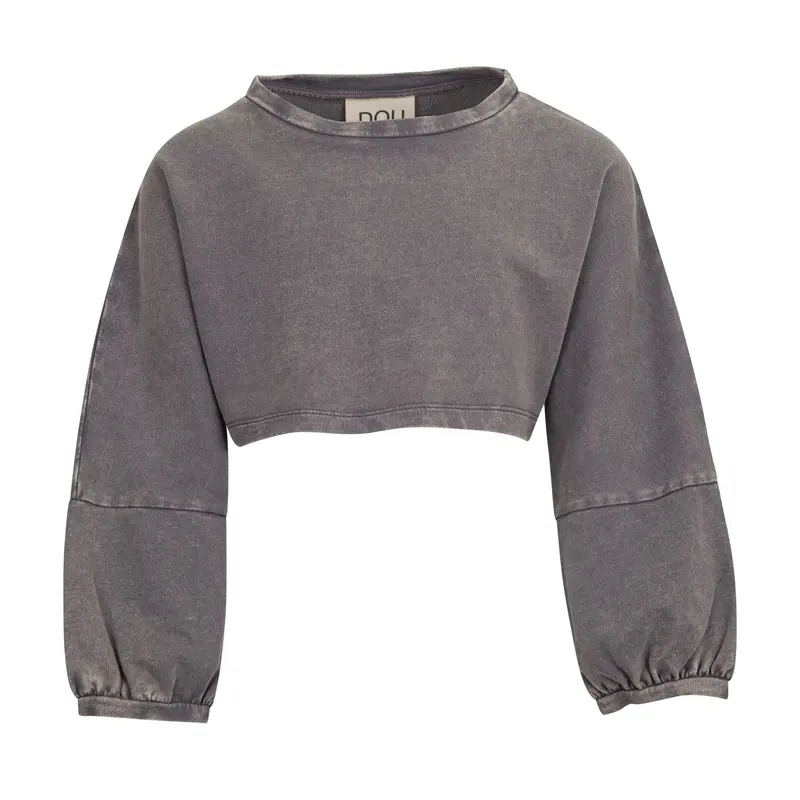 Felpa leggera crop