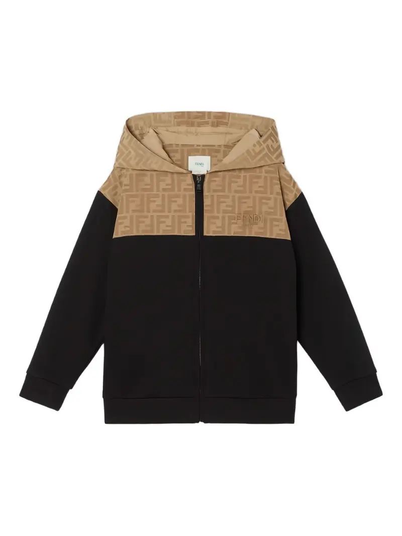 Felpa nera/beige per bambino