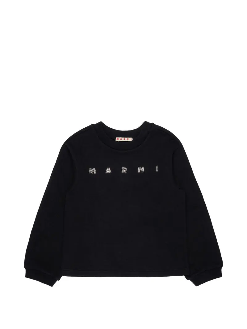Felpa nera per bambina