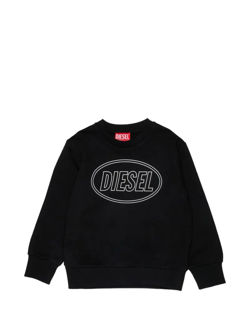 Felpa nera per bambino