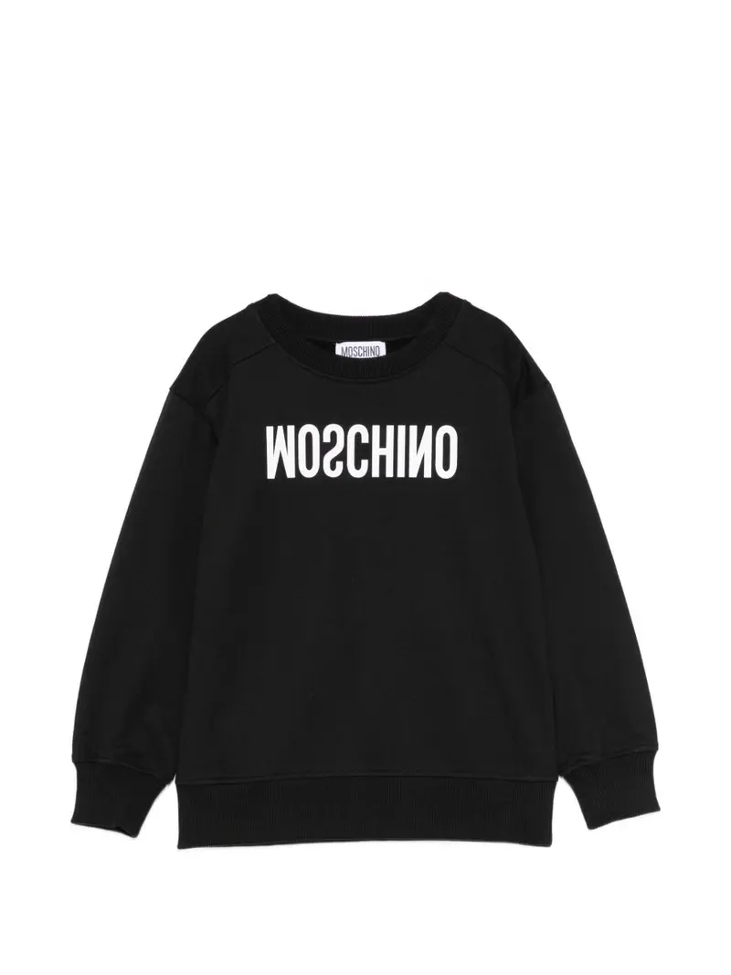 Felpa nera per bambino