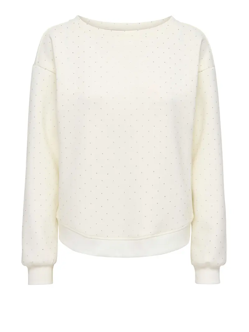 Felpa Only Onlscarlet Bianco