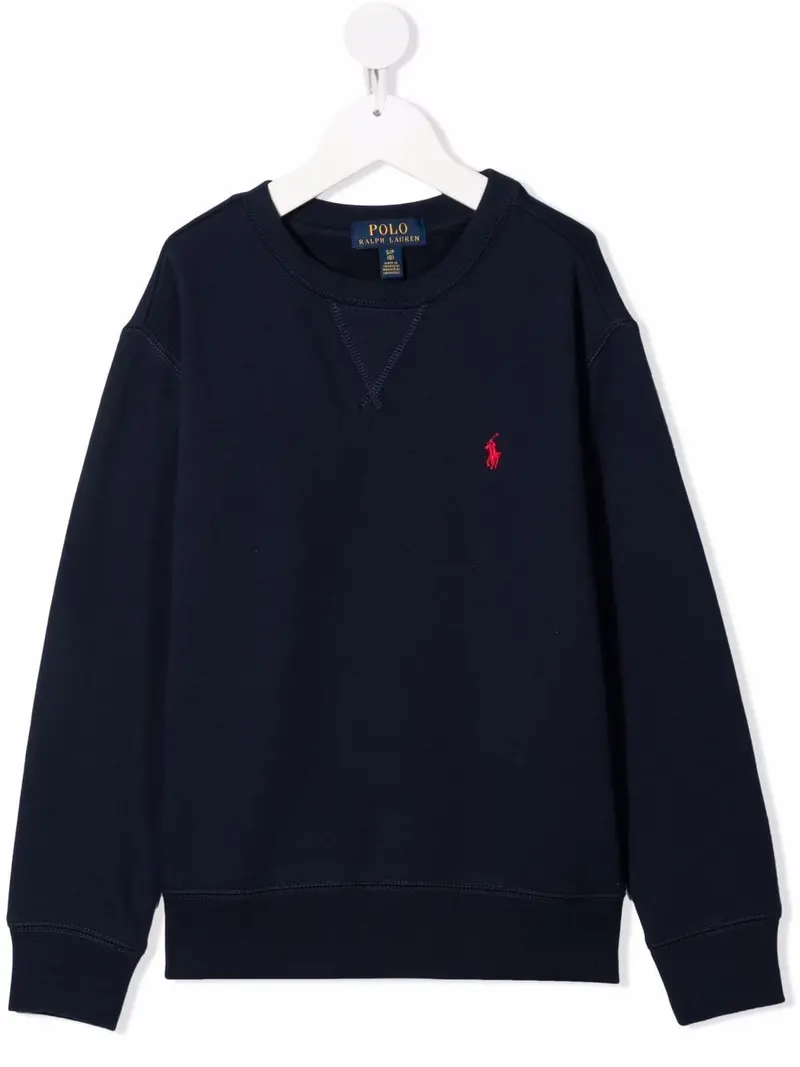 Felpa per bambino in cotone blu