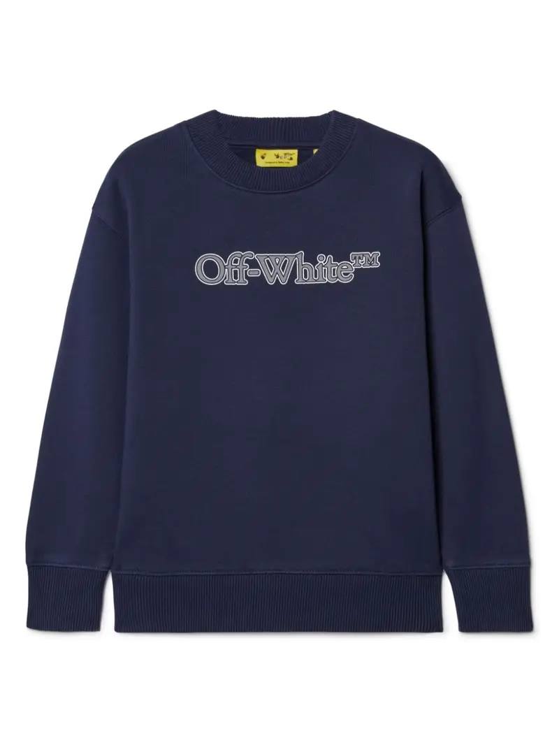 Felpa per bambino in cotone blu navy