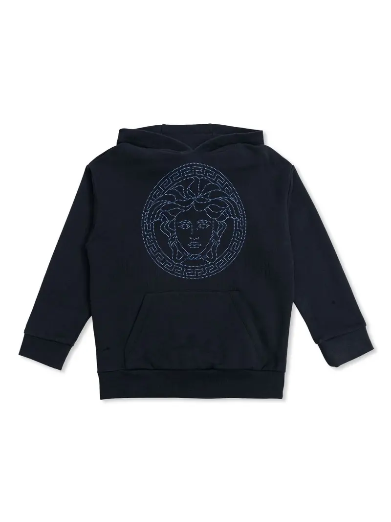 Felpa per bambino in cotone blu