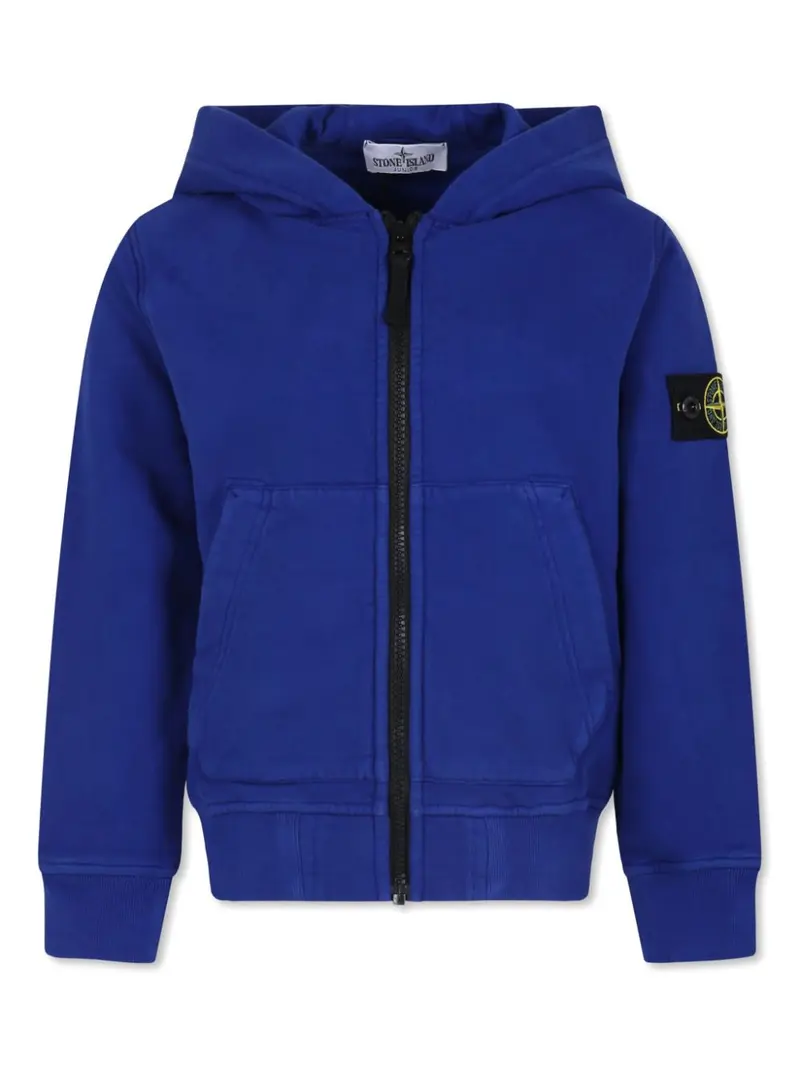 Felpa per bambino in cotone bluette