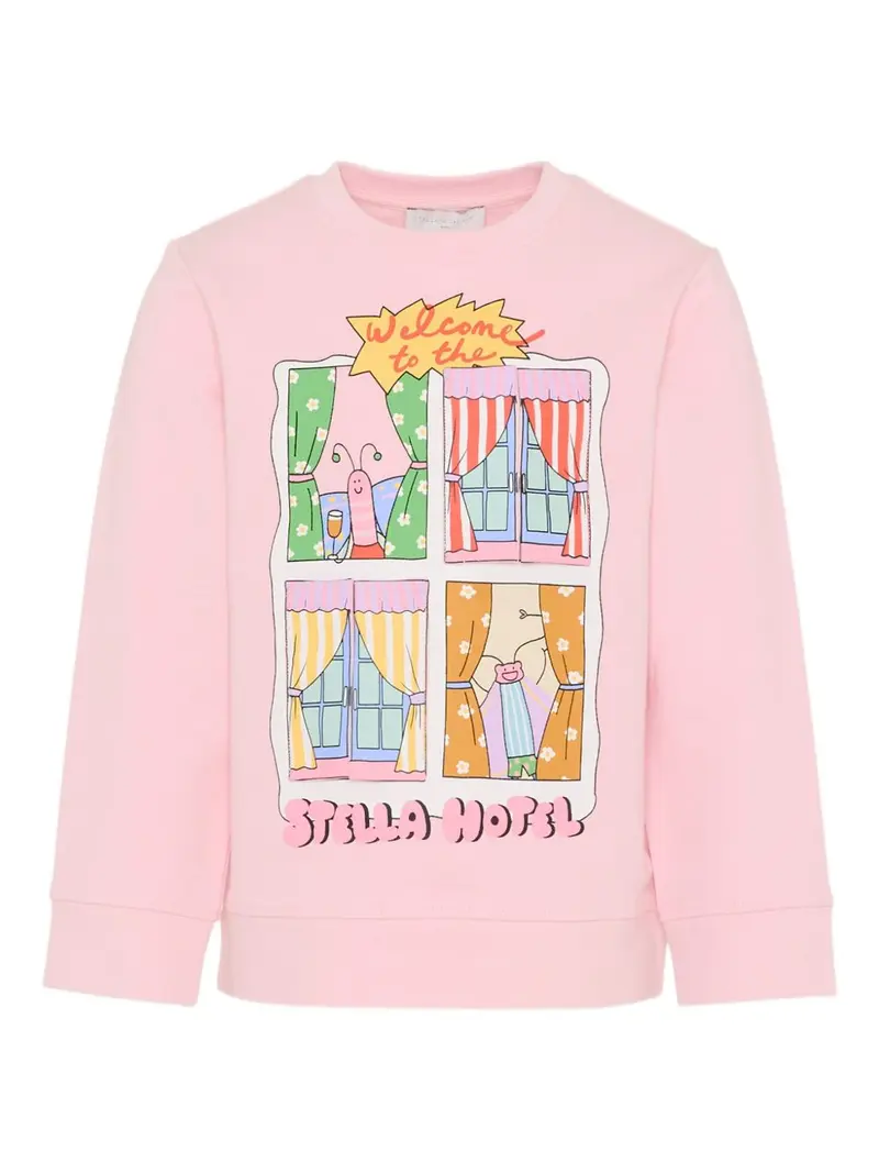 Felpa rosa per bambina