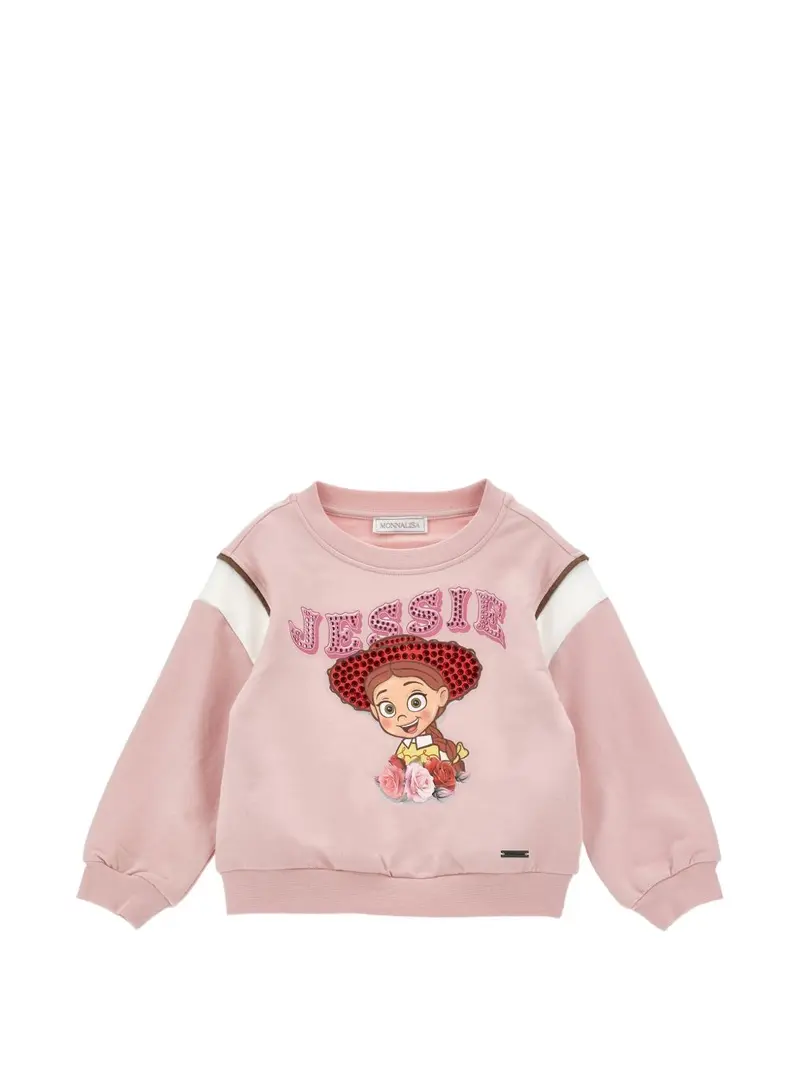 Felpa rosa per bambina
