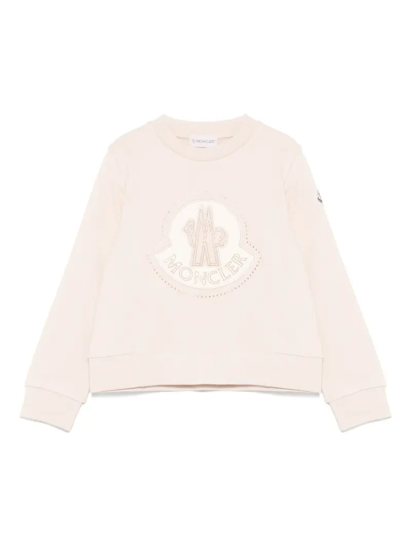 Felpa rosa polvere per bambina