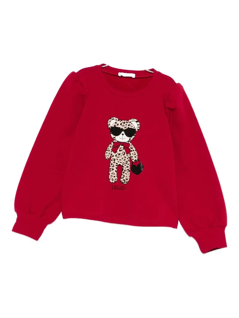 Felpa rossa per bambina