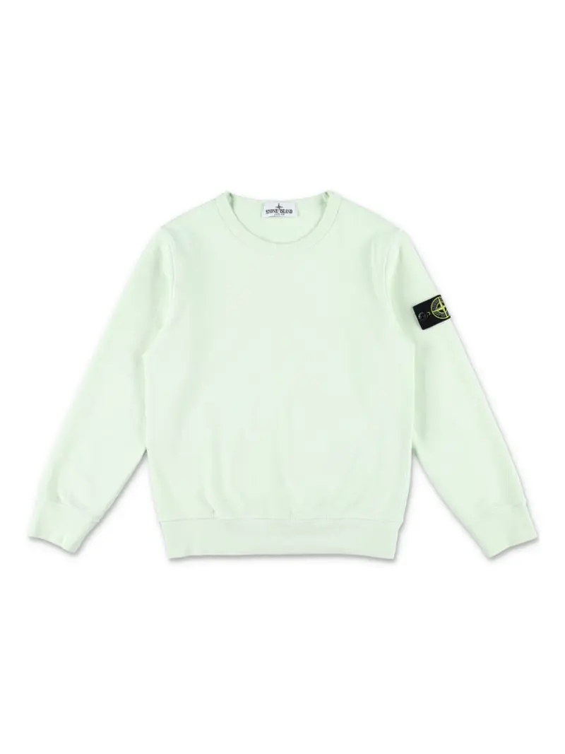 Felpa verde menta per bambino
