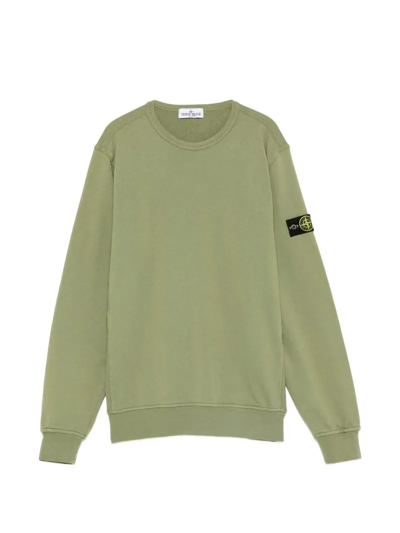 Felpa verde oliva per bambino