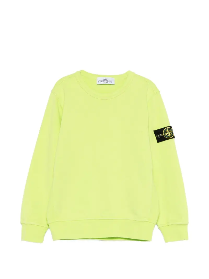 Felpa verde per bambino