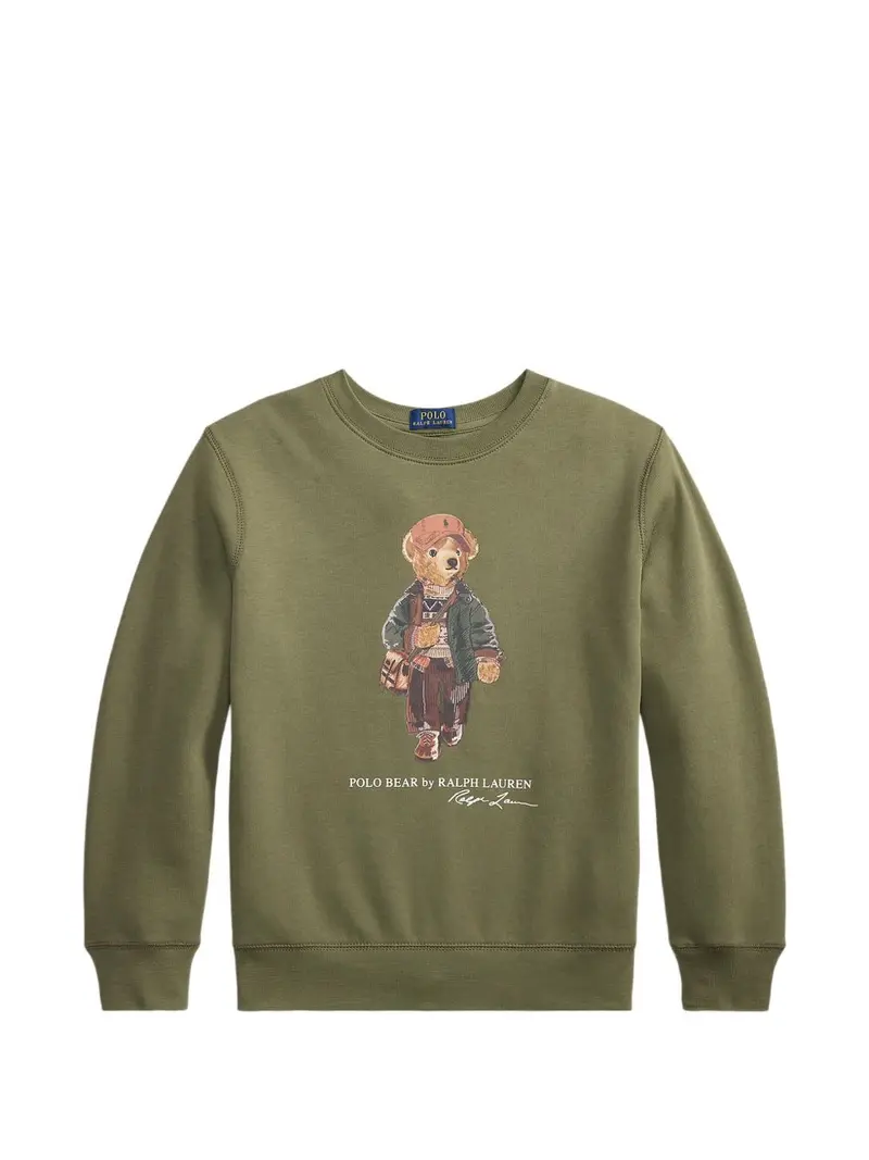 Felpa verde per bambino