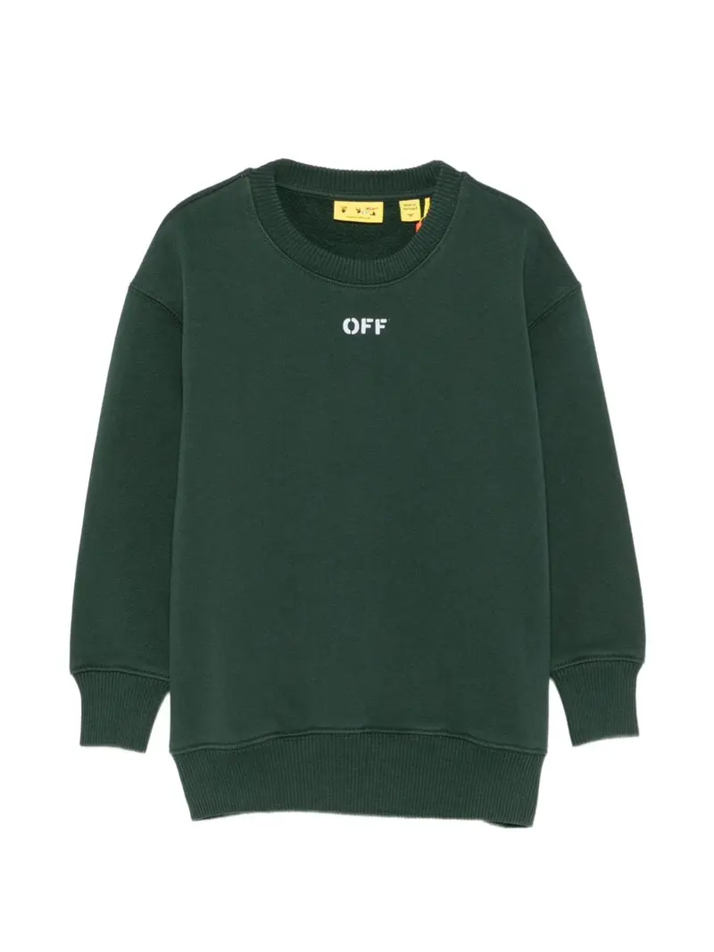 Felpa verde per bambino