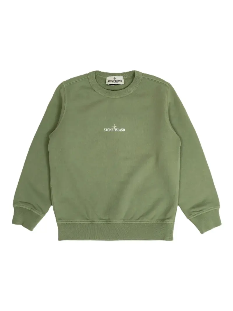 Felpa verde per bambino
