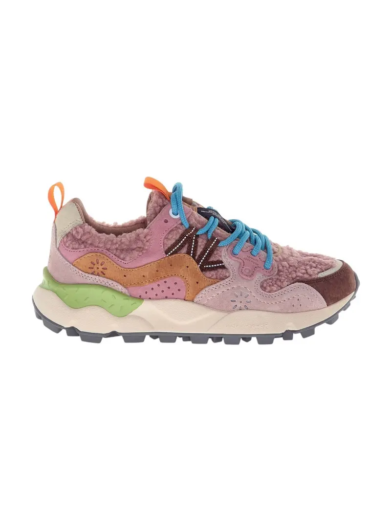 FLOWER MOUNTAIN Sneaker Donna YAMANO 3 WOMAN 2017817-30-2D98 TAUPE-BEIGE-ORANGE