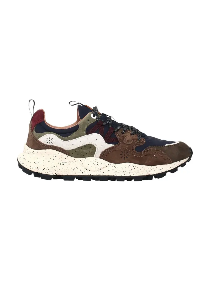 FLOWER MOUNTAIN Sneaker Uomo YAMANO 3 MAN 2017816-01-3D31 BROWN-NAVY