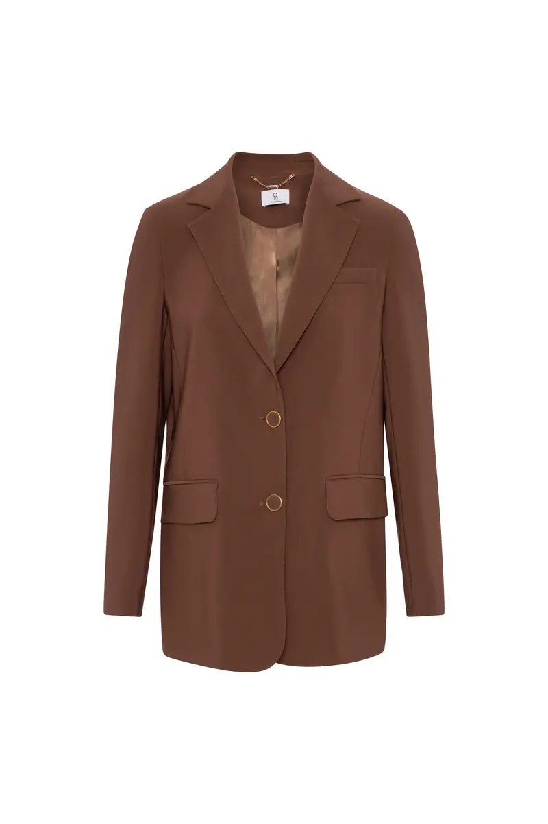 Fracomina Blazer over lungo monopetto Coffee