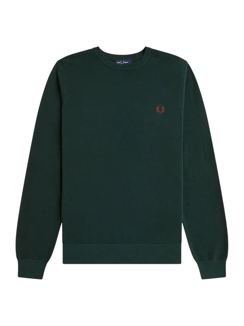 FRED PERRY Maglia Uomo FP PIQUE STITCH JUMPER FP-K1309 30A GRASSROOTS