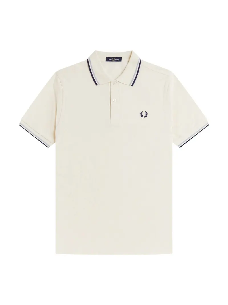 FRED PERRY Polo Uomo  FP-M3600P 94B ECRU/DSKBL/FRNVY