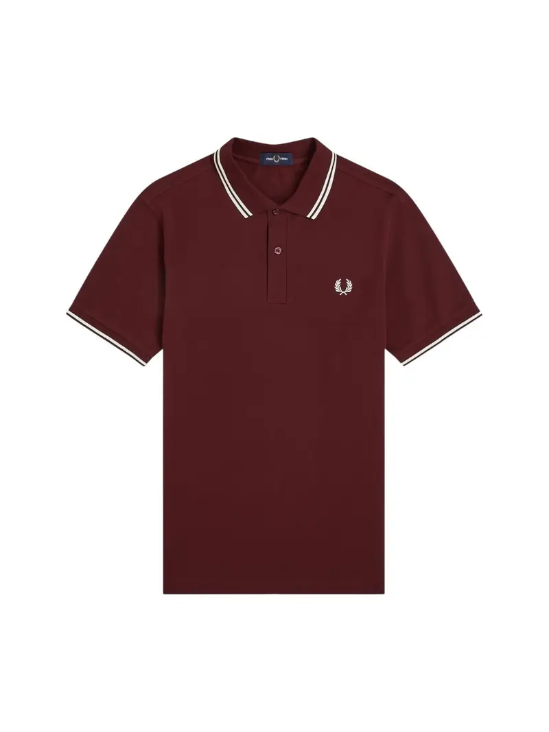 FRED PERRY Polo Uomo FP TWIN TIPPED FRED PERRY SHIRT FP-M3600P 597 OXBLOOD
