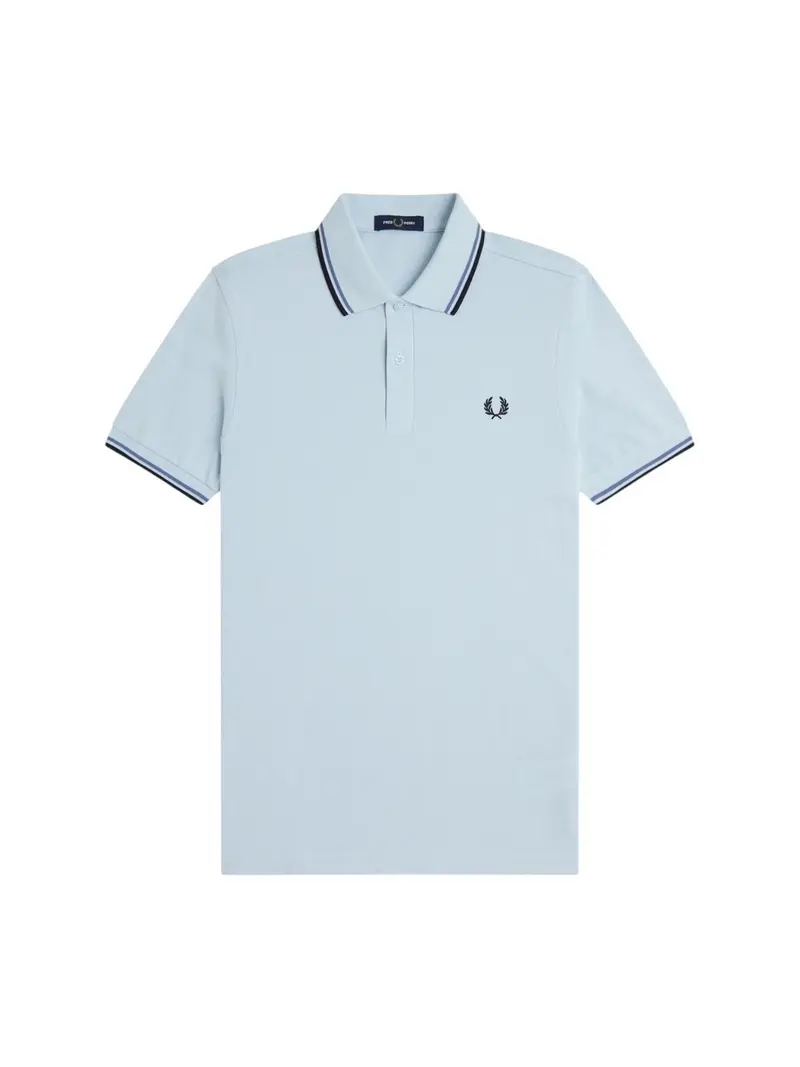 FRED PERRY Polo Uomo FP TWIN TIPPED FRED PERRY SHIRT FP-M3600P 96A LGTIC/ACEBL/NAVY