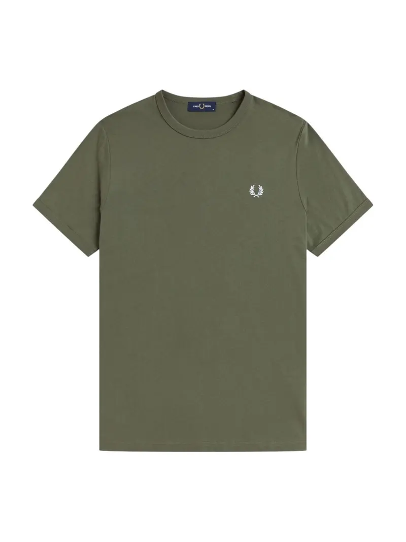 FRED PERRY T-shirt Uomo  FP-M3519 W19 LAUREL W GRN