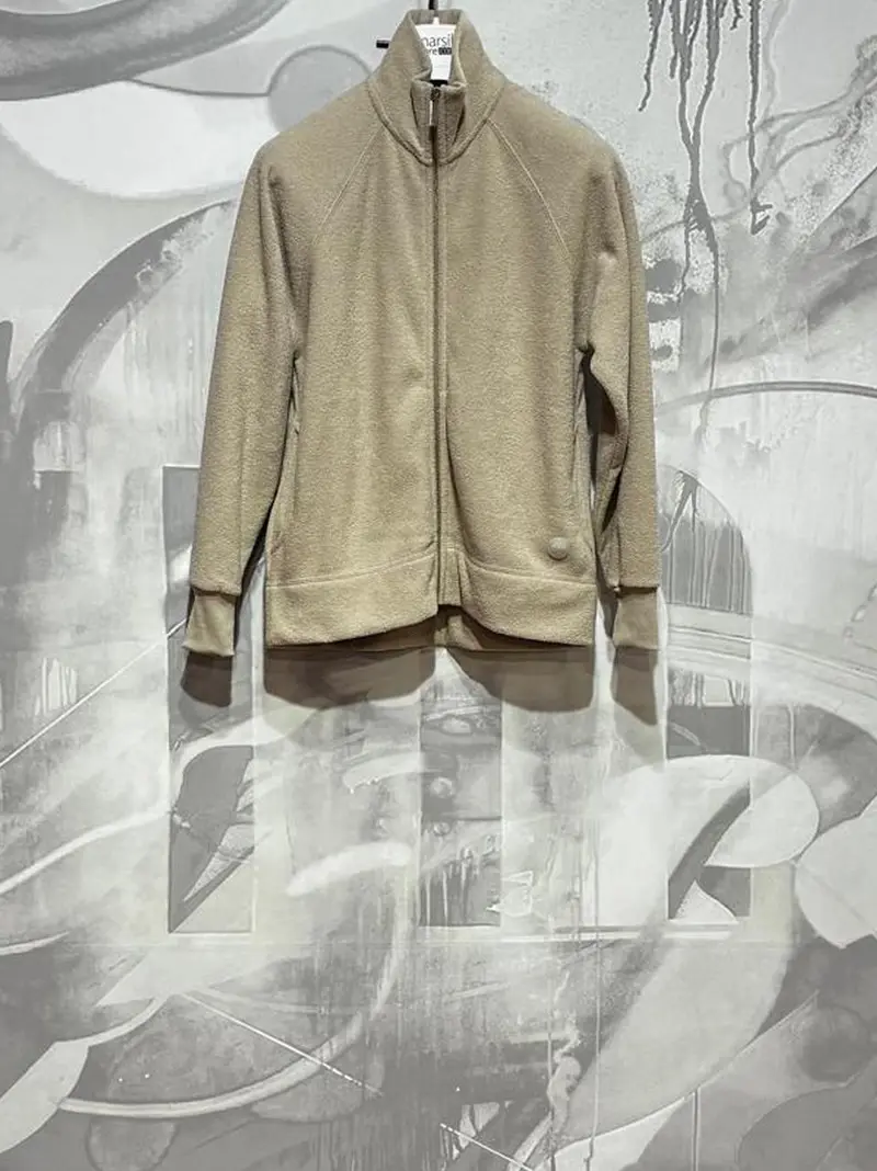 full zip felpa spugna