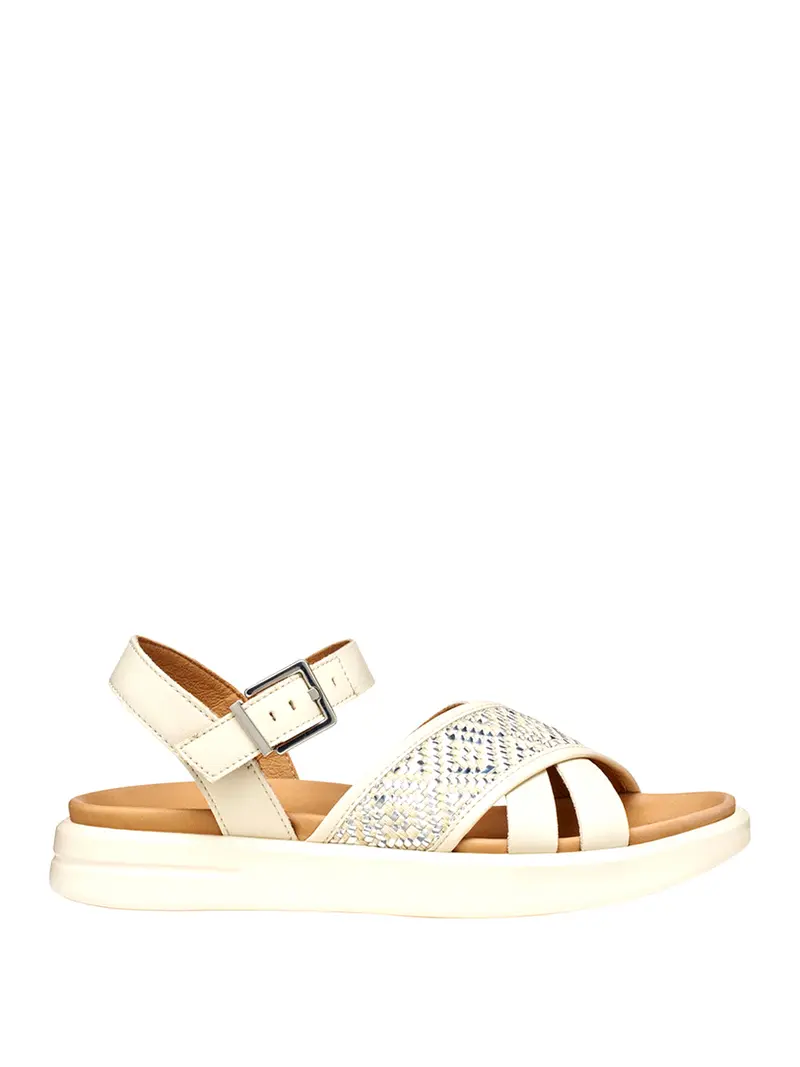 Geox Sandalo Xand 2s - Bianco Latte