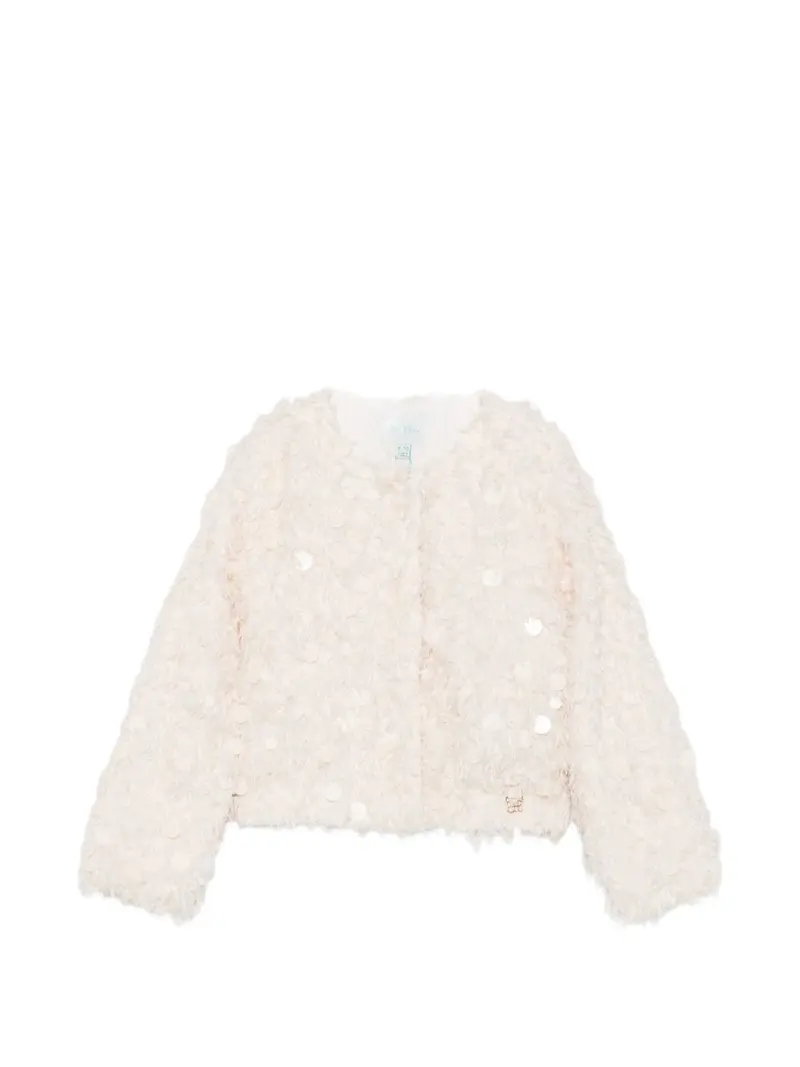 Giacca bianco crema per bambina