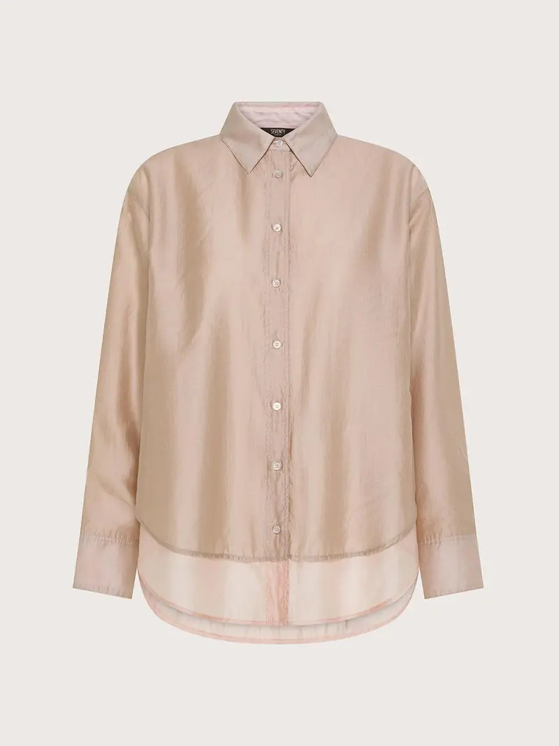 giacca camicia reversibile voie seta