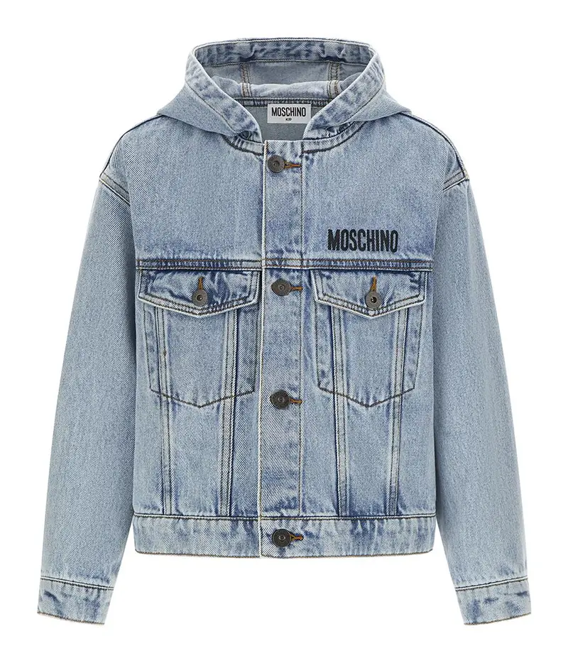 Giacca di jeans con cappuccio