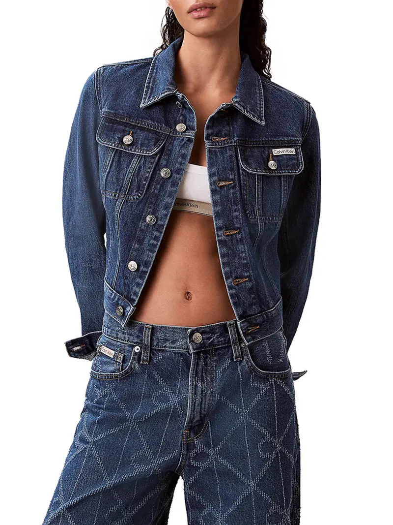Giacca In Denim Calvin Klein - Dark Denim