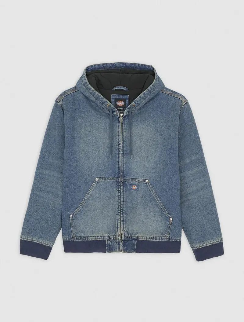 Giacca in jeans con cappuccio Hilham
