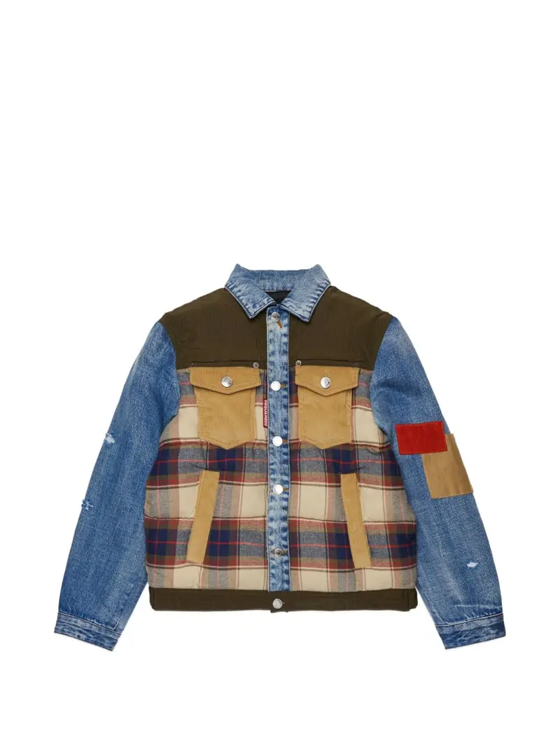Giacca jeans multicolor per bambino