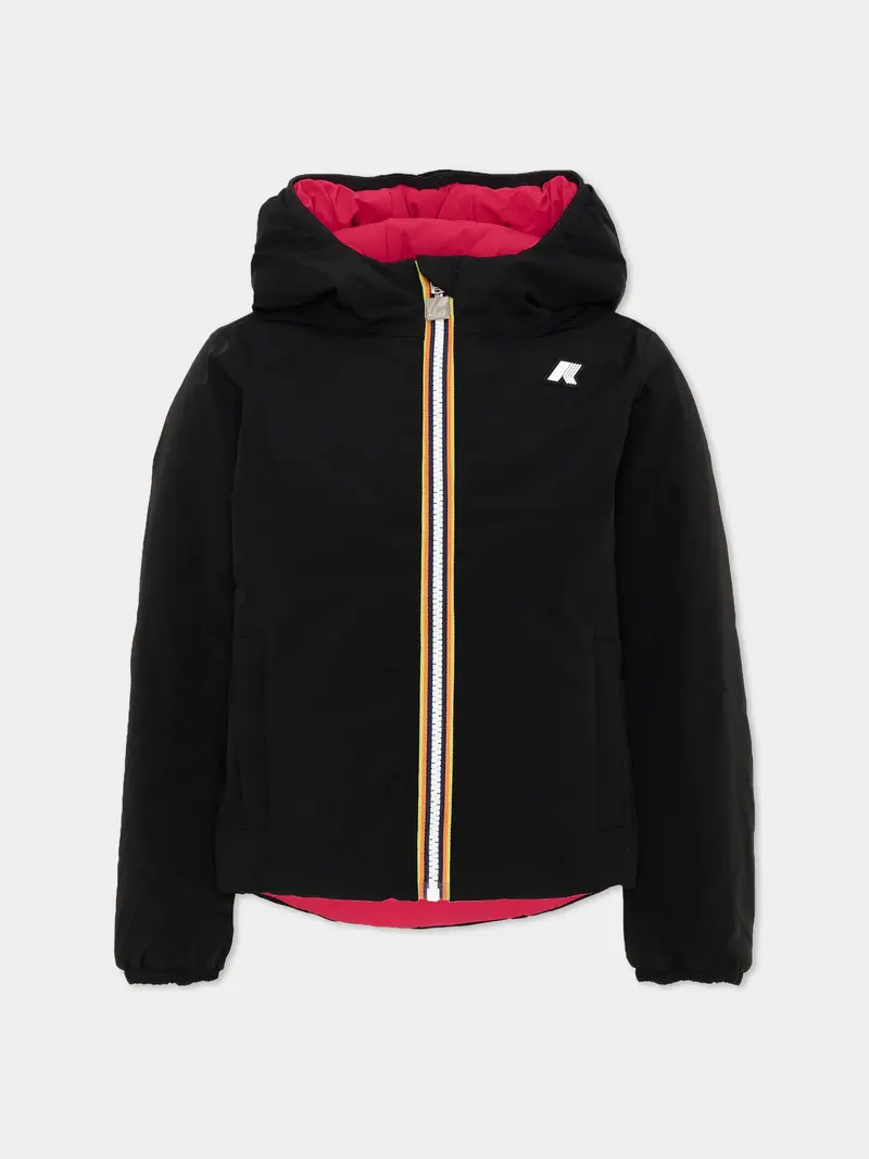 Giacca P. Lily St Warm Double Black pure-red cerise