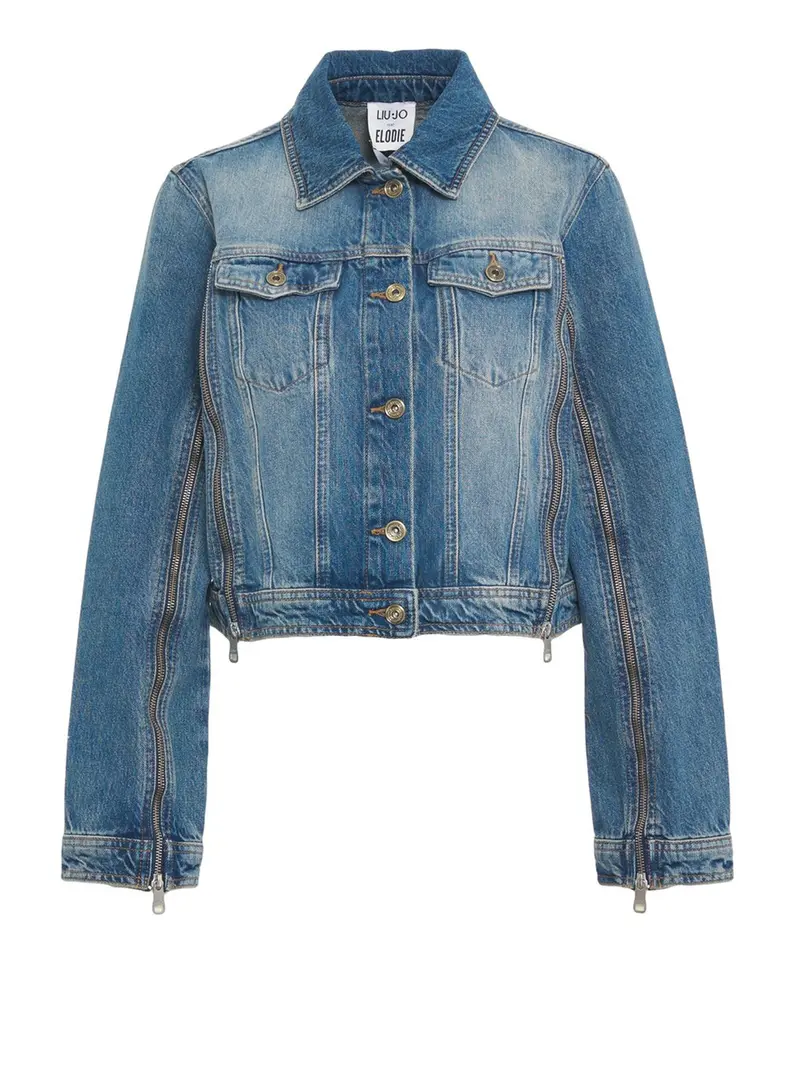 Giacchetto Liu Jo Vint Zip Denim