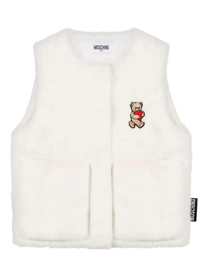 Gilet con stampa Teddy Bear
