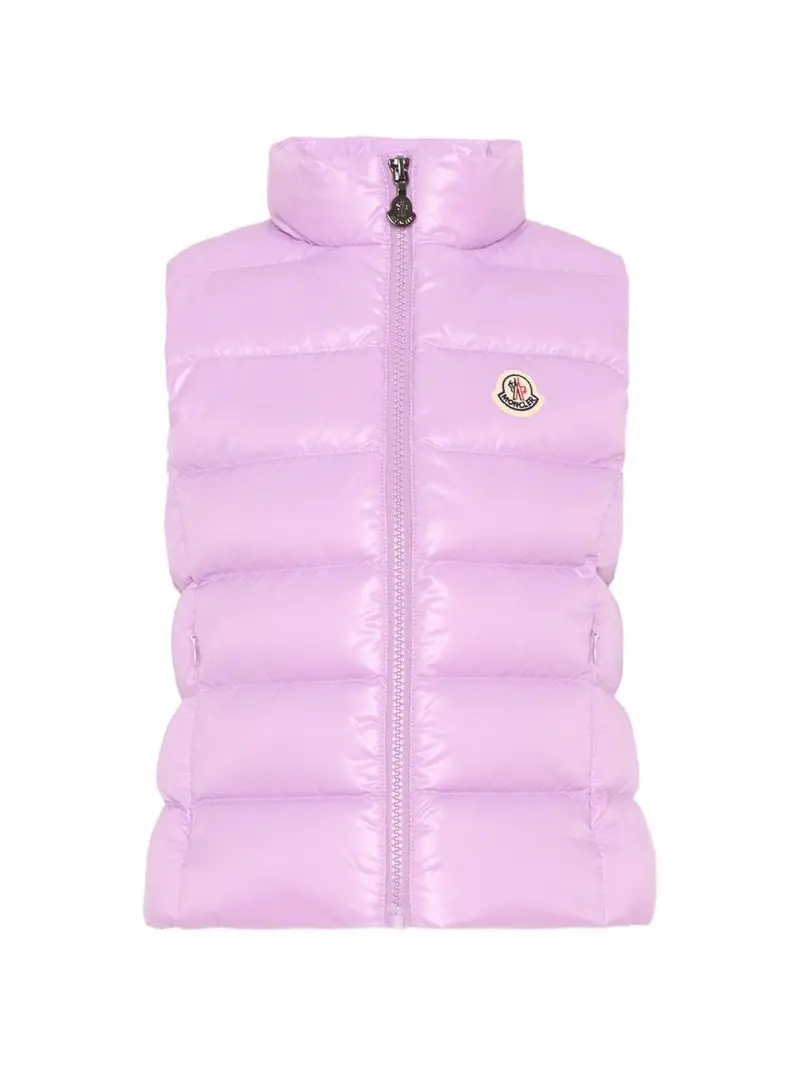 Gilet Ghany viola pastello per bambina