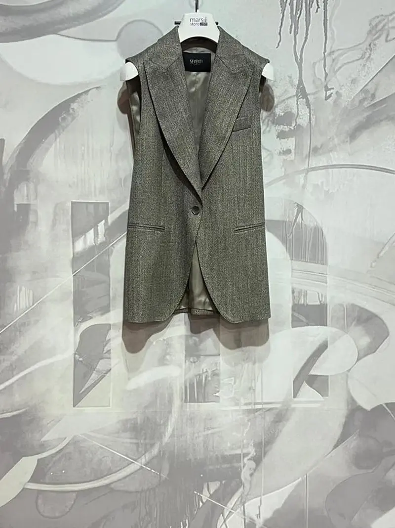 gilet giacca spigato