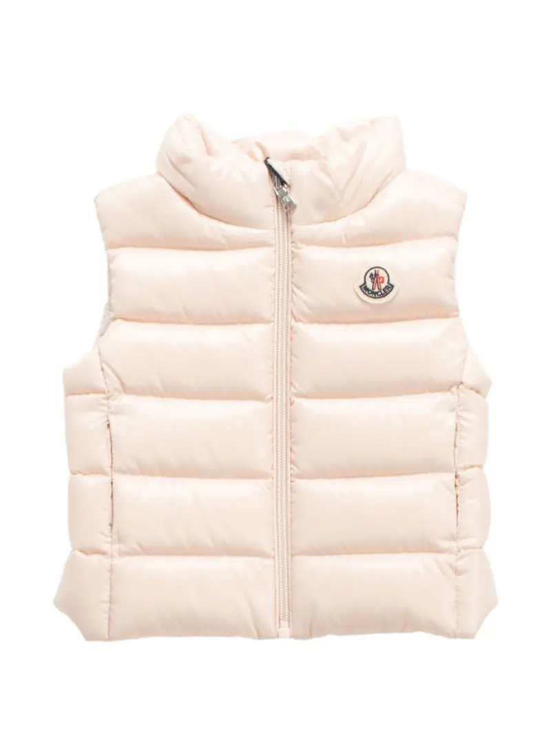 Gilet rosa chiaro per neonata