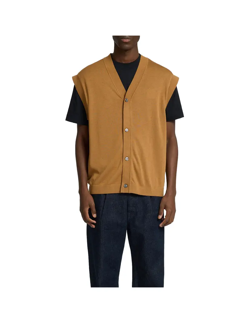 Gilet Slhtray Selected - Cammello