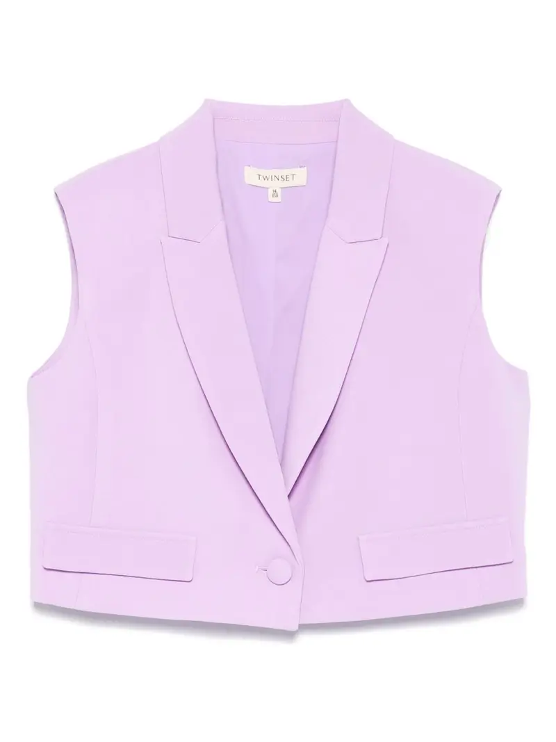 Gilet viola per bambina