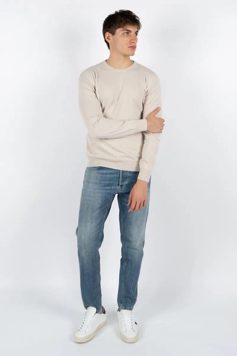 Girocollo in misto cashmere