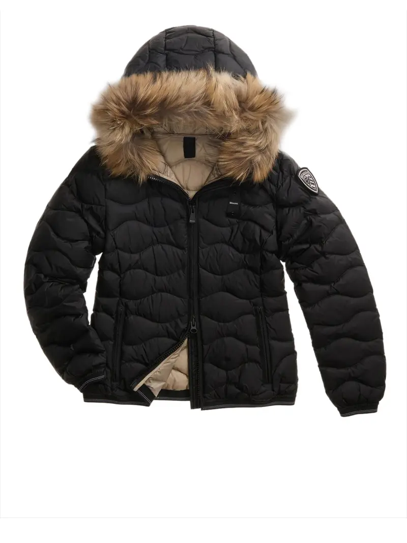 Giubbino Blauer Corto Aldie Nero Beige