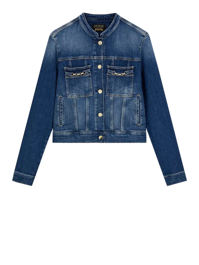 Giubbino di Jeans Ivy Guess - Dark Denim