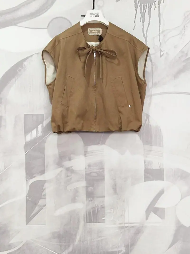 giubbino in cotone gabardine